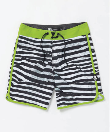 Volcom Big Boys Funday Scallop Mod-Tech Boardshorts - Black